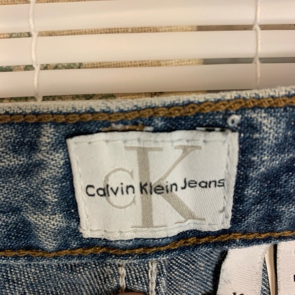 Calvin Klein vintage wash woman’s jeans high rise boot cut medium wash size 11 - Picture 8 of 9